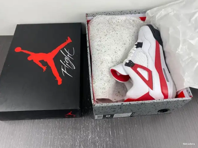 Rep TBkick Cement Red 4 Air DH6927-161 Jordan 0613